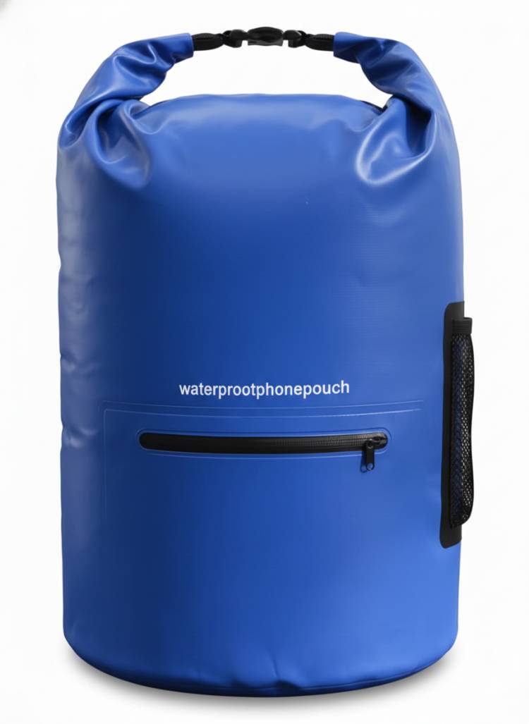 Waterproofphonepouch Dry Bag for Women Men, Roll Top Lightweight Dry Storage Bag Backpack for Travel Kayaking Hiking Floating with Waterproof Phone Case